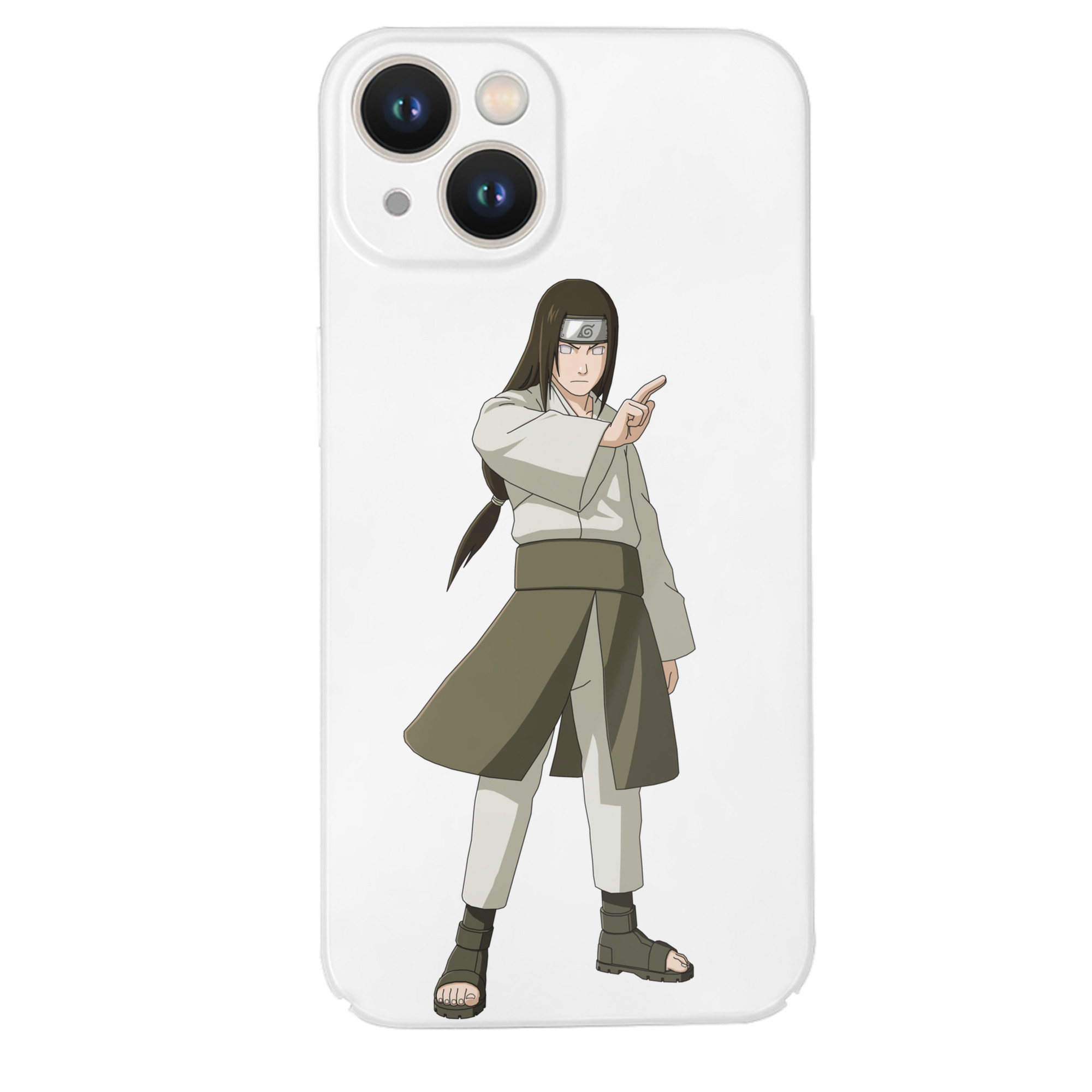 （画像用） NARUTO -ナルト- 日向ネジ Hyūga Neji 【iPhone 14シリーズ対応】ハードケース